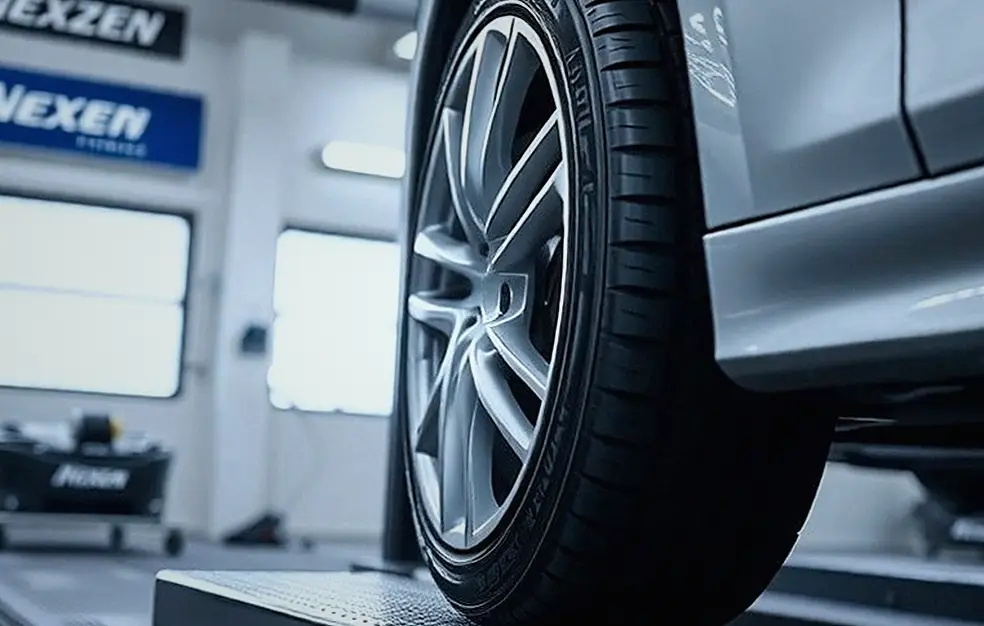 초장동 KG모빌리티 코란도 EV 넥센타이어렌탈 현장 사진 2